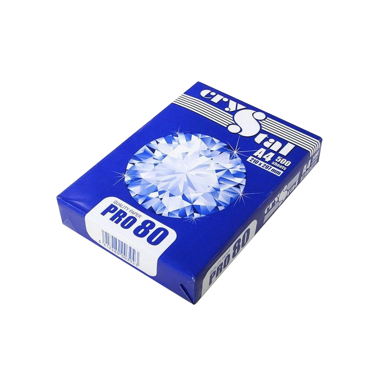 Папір для друку CRYSTAL Pro A4, 80 г/м2, 500 арк., білий